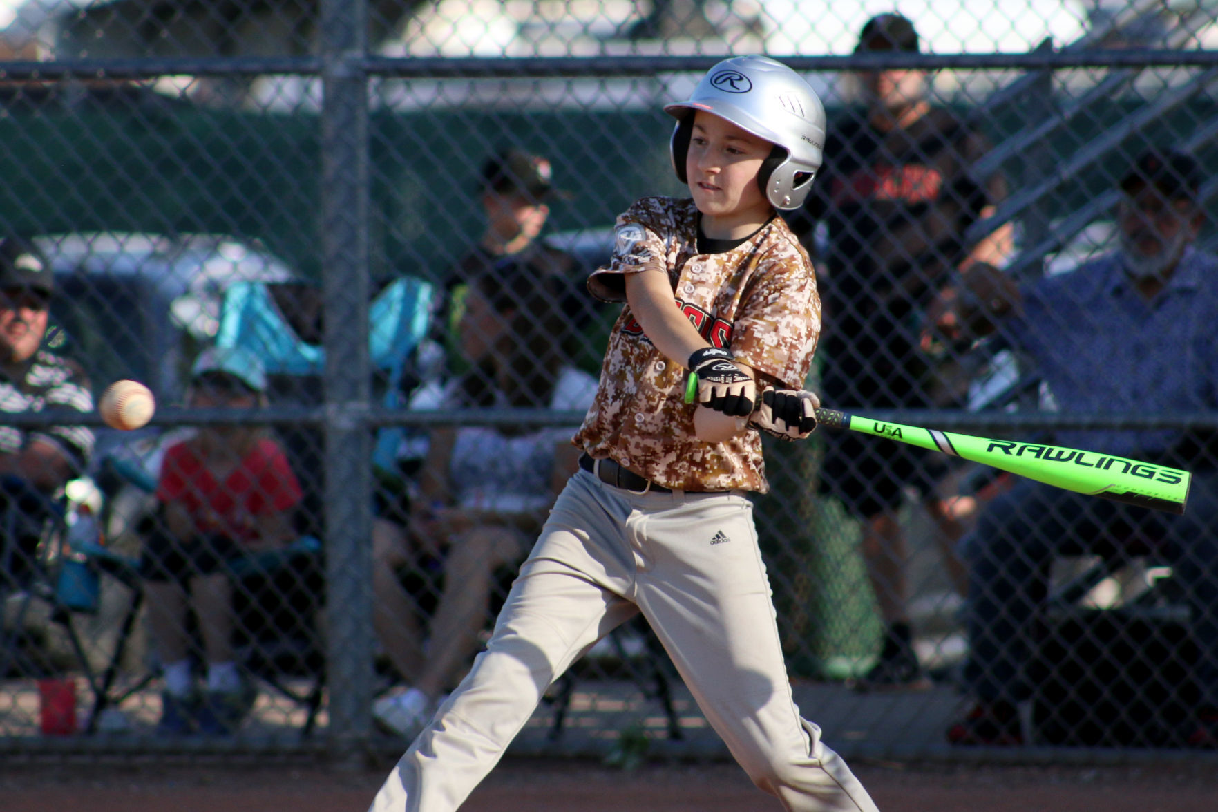 Swinging at the pitch